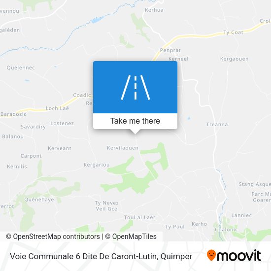 Voie Communale 6 Dite De Caront-Lutin map