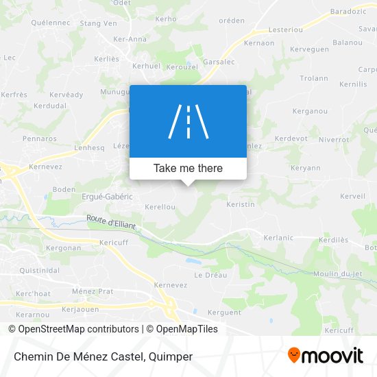 Chemin De Ménez Castel map