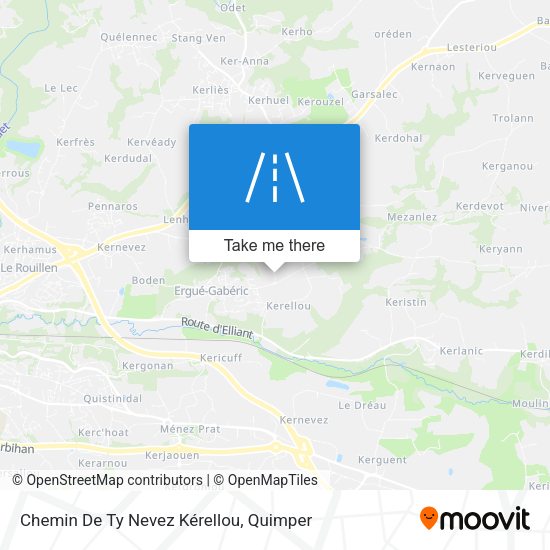 Chemin De Ty Nevez Kérellou map