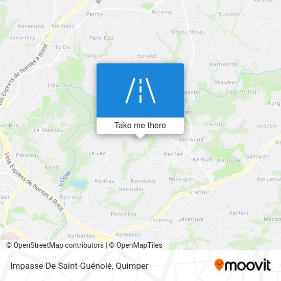 Impasse De Saint-Guénolé map