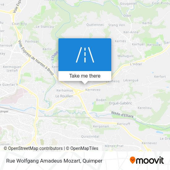 Rue Wolfgang Amadeus Mozart map