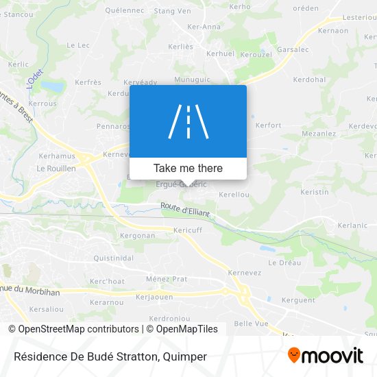 Résidence De Budé Stratton map