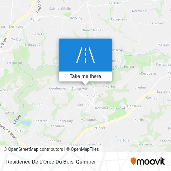 Résidence De L'Orée Du Bois map