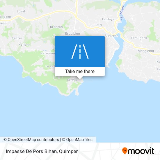 Impasse De Pors Bihan map