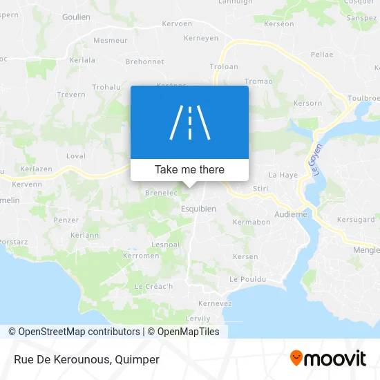 Rue De Kerounous map