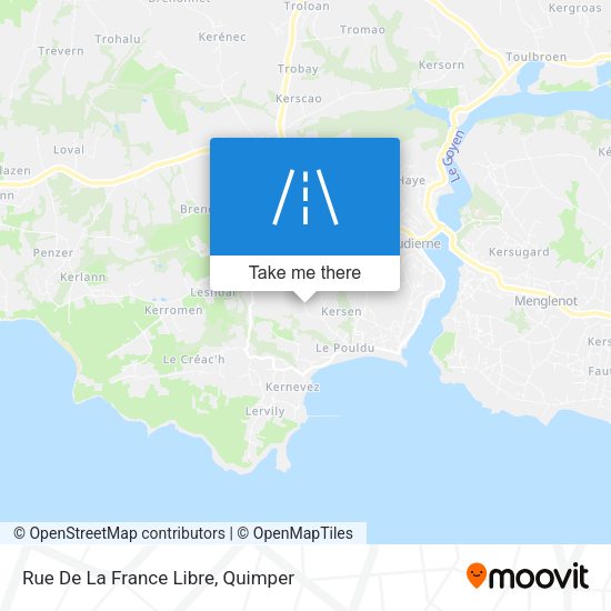 Rue De La France Libre map