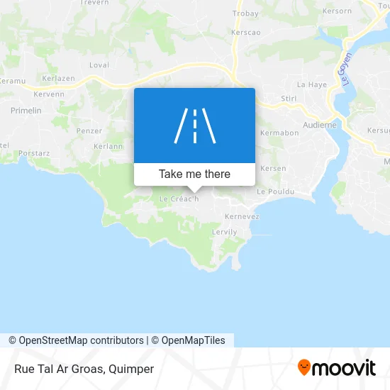 Rue Tal Ar Groas map