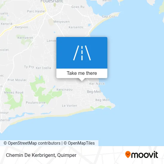 Chemin De Kerbrigent map