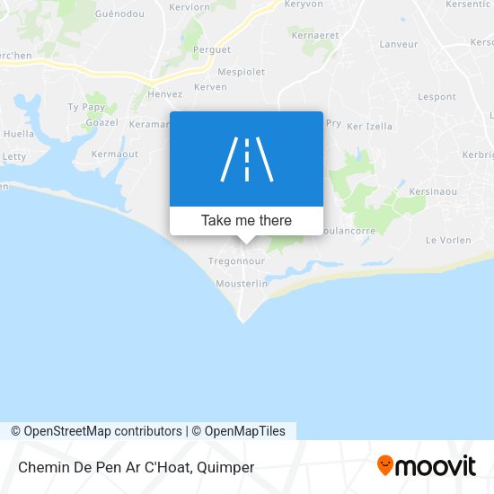 Chemin De Pen Ar C'Hoat map