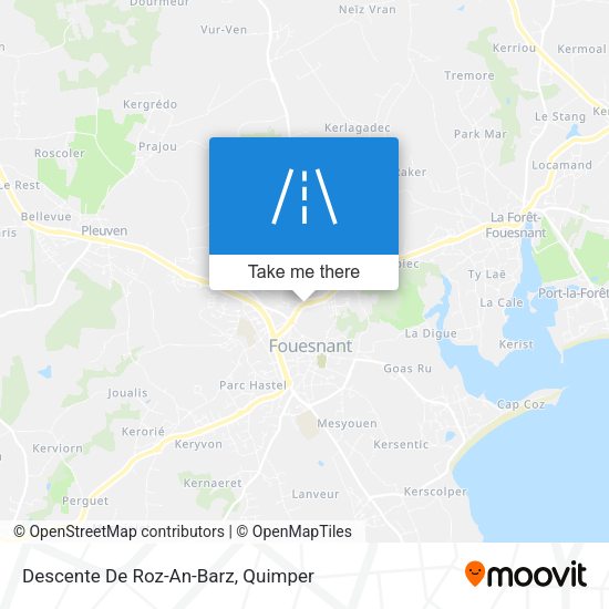 Descente De Roz-An-Barz map