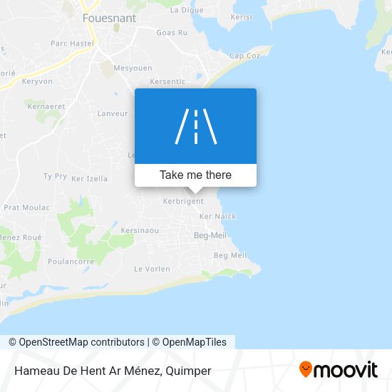 Hameau De Hent Ar Ménez map
