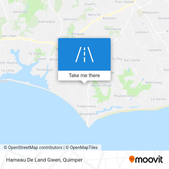 Hameau De Land Gwen map