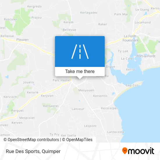 Rue Des Sports map