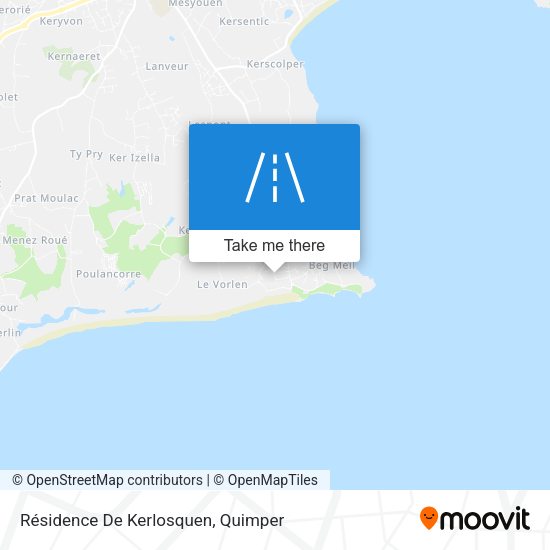 Résidence De Kerlosquen map