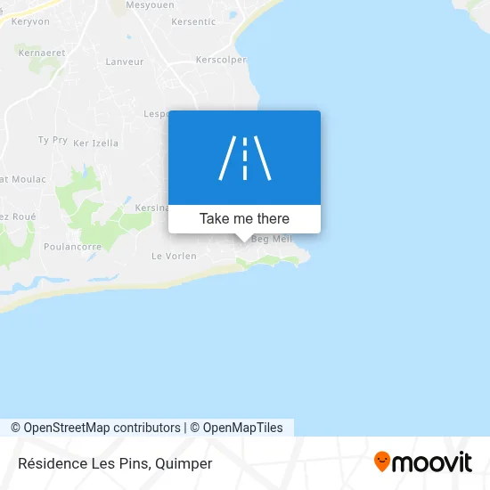 Résidence Les Pins map