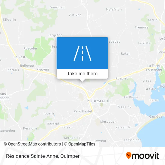 Résidence Sainte-Anne map