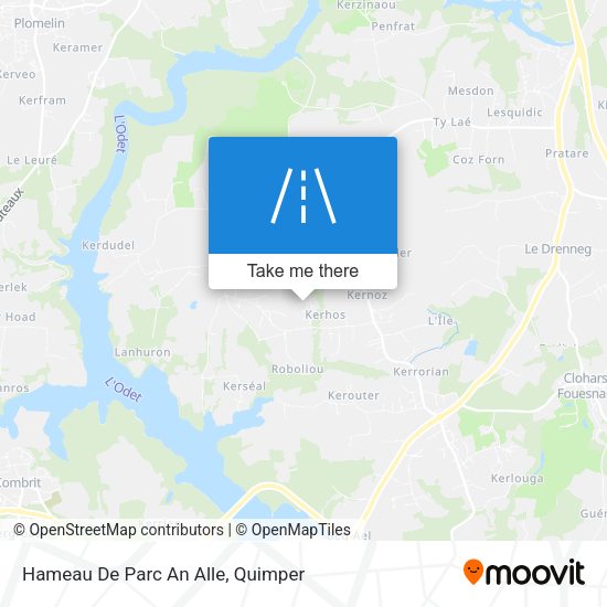 Hameau De Parc An Alle map