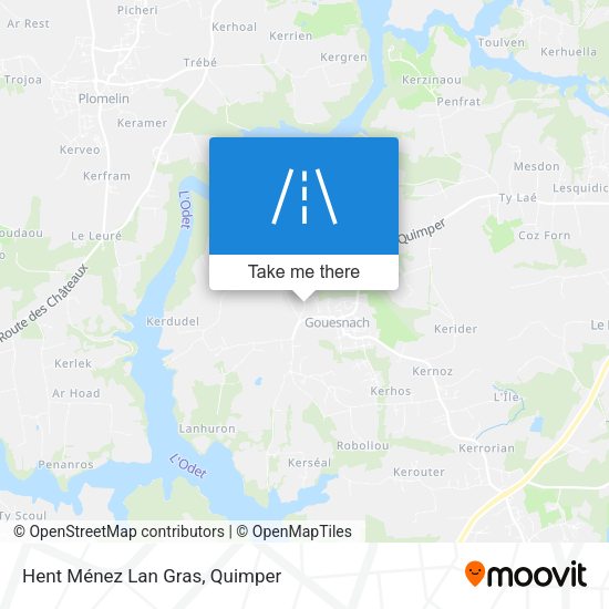 Hent Ménez Lan Gras map