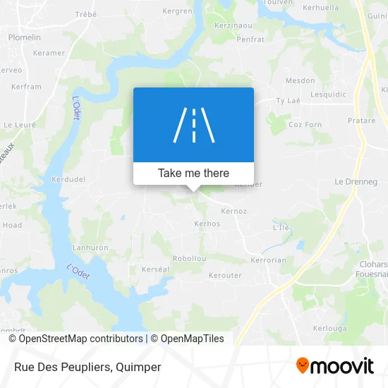 Rue Des Peupliers map