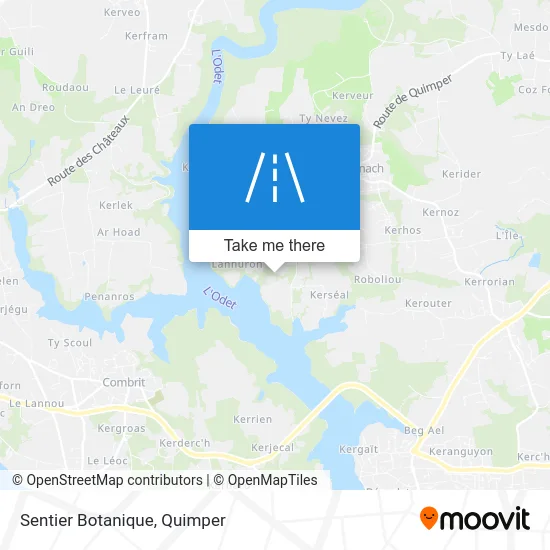 Sentier Botanique map