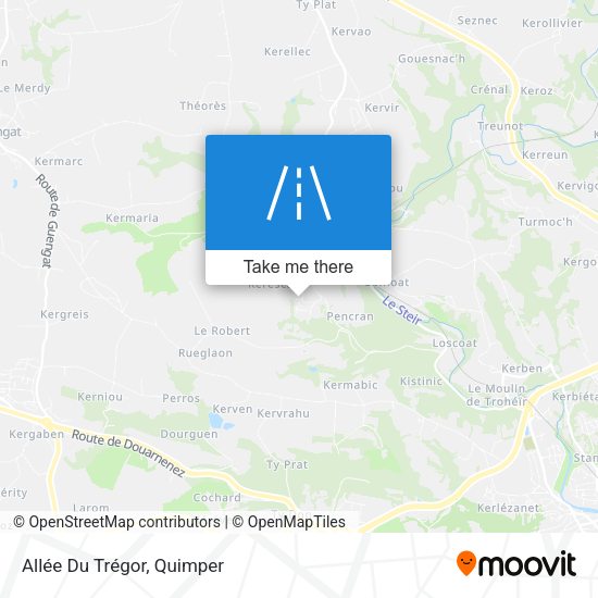 Allée Du Trégor map