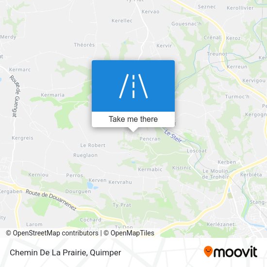 Chemin De La Prairie map