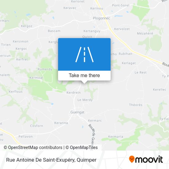 Rue Antoine De Saint-Exupéry map
