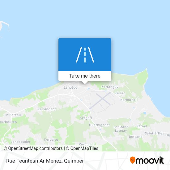 Rue Feunteun Ar Ménez map
