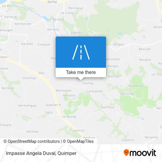 Impasse Angela Duval map