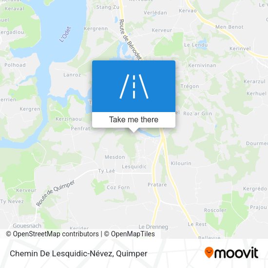 Chemin De Lesquidic-Névez map