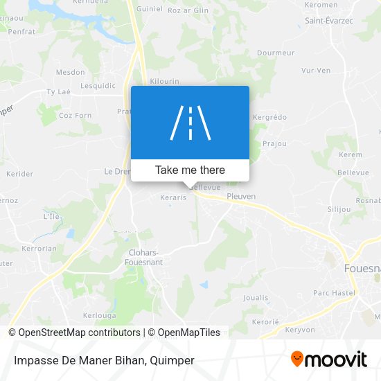 Impasse De Maner Bihan map