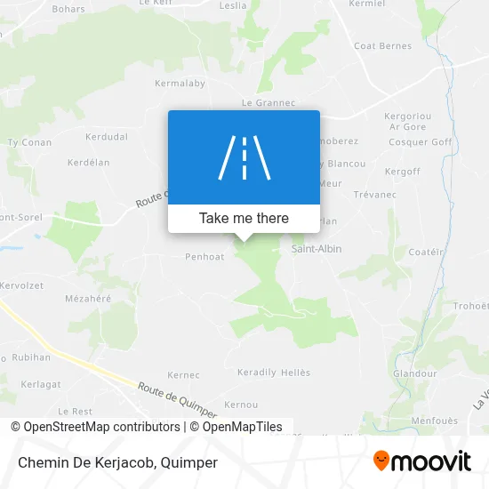 Chemin De Kerjacob map