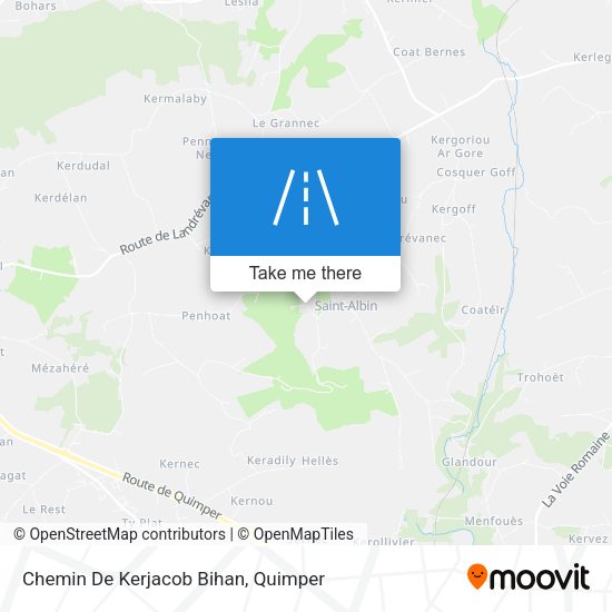 Chemin De Kerjacob Bihan map