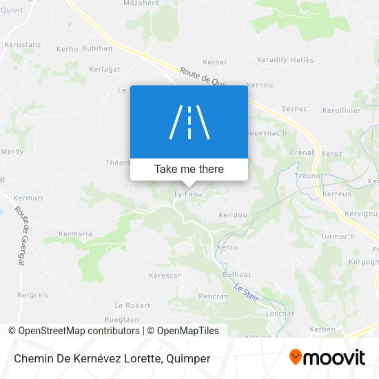 Chemin De Kernévez Lorette map