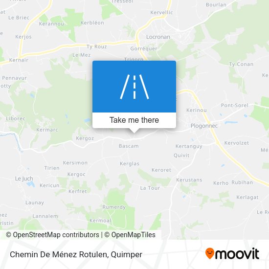 Chemin De Ménez Rotulen map