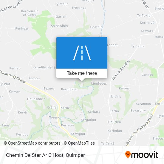 Chemin De Ster Ar C'Hoat map