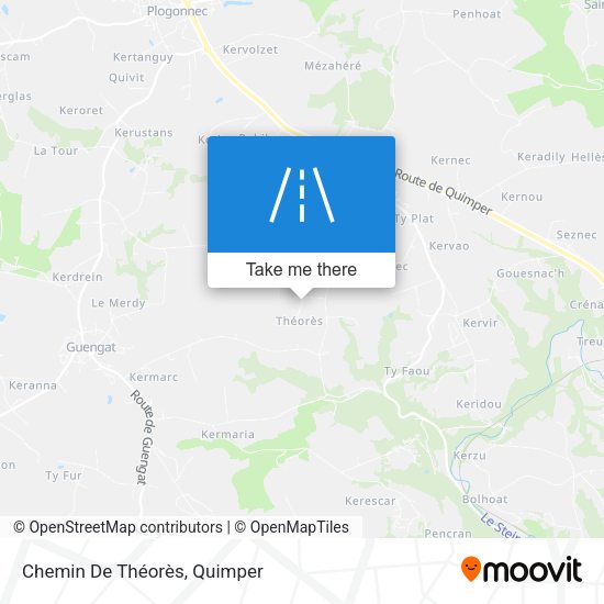 Chemin De Théorès map