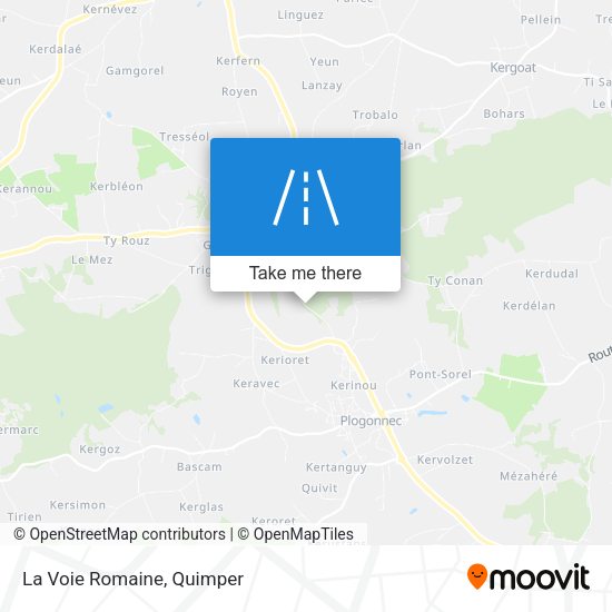 La Voie Romaine map