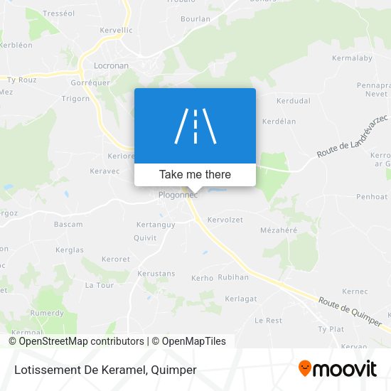 Lotissement De Keramel map