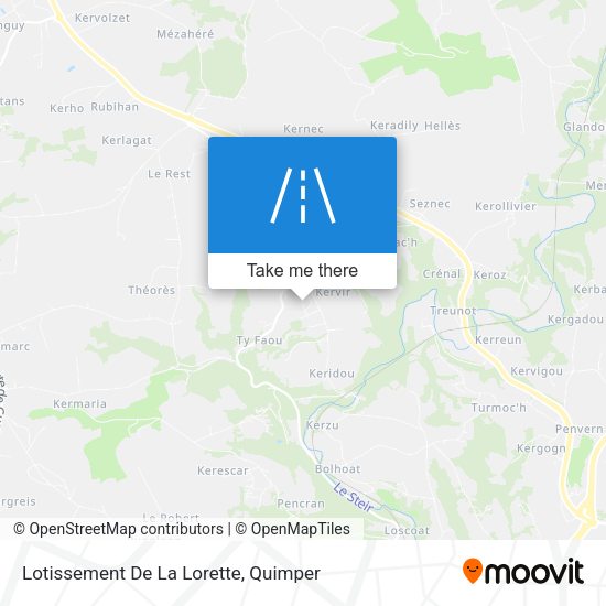 Lotissement De La Lorette map