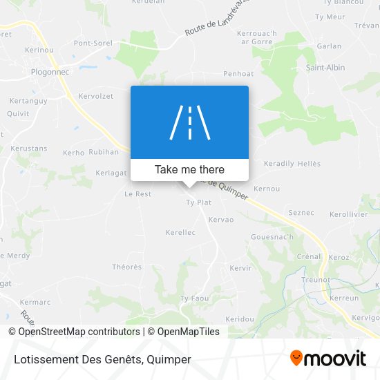 Lotissement Des Genêts map