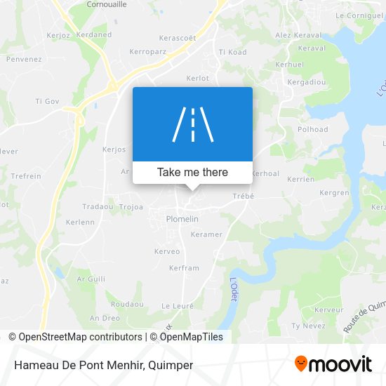 Hameau De Pont Menhir map