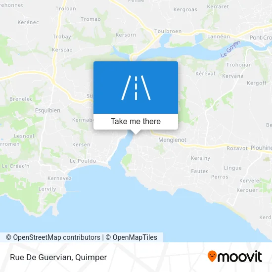 Rue De Guervian map