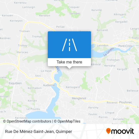 Rue De Ménez-Saint-Jean map