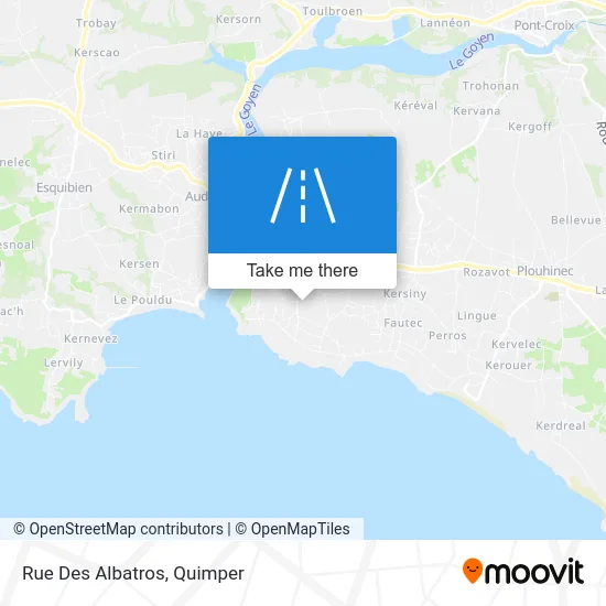 Rue Des Albatros map