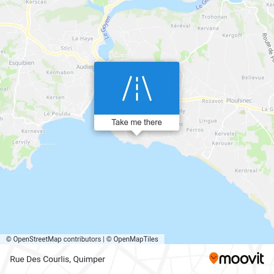 Rue Des Courlis map