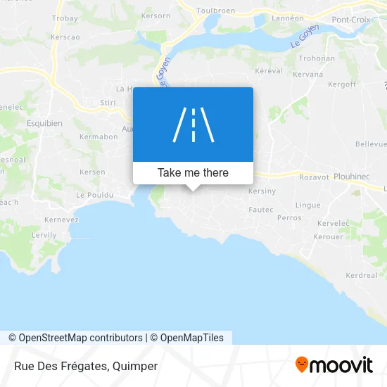 Rue Des Frégates map