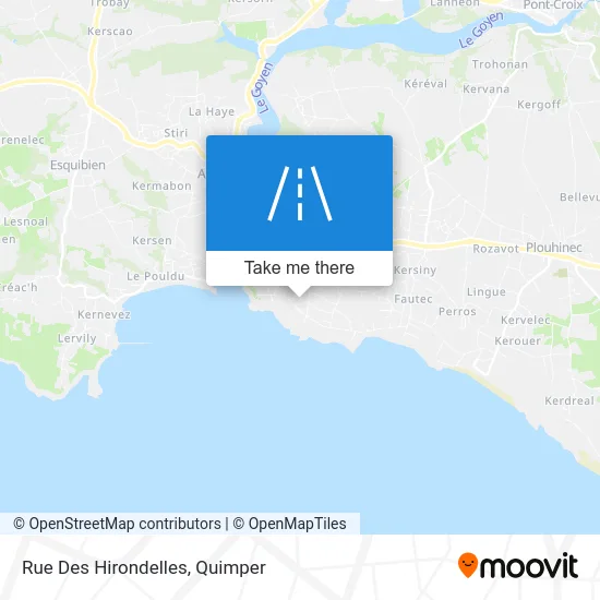 Rue Des Hirondelles map