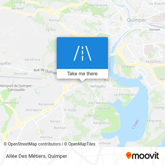 Allée Des Métiers map