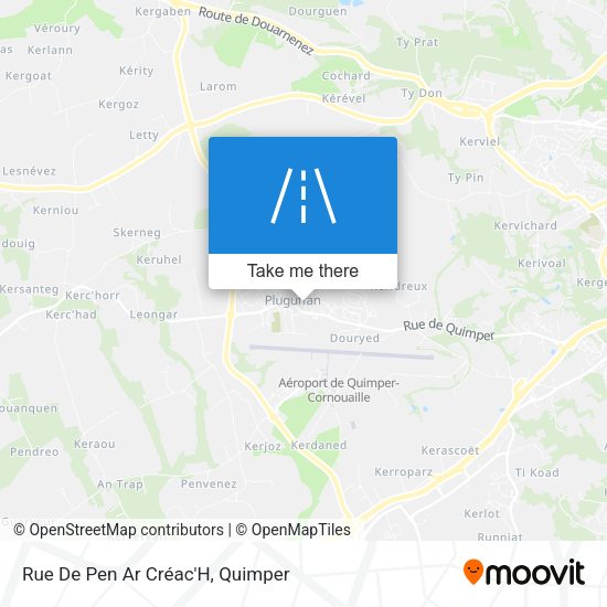 Rue De Pen Ar Créac'H map